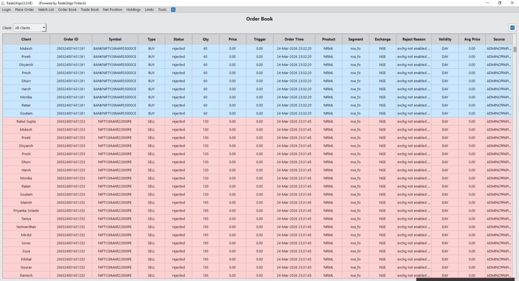 OrderBook